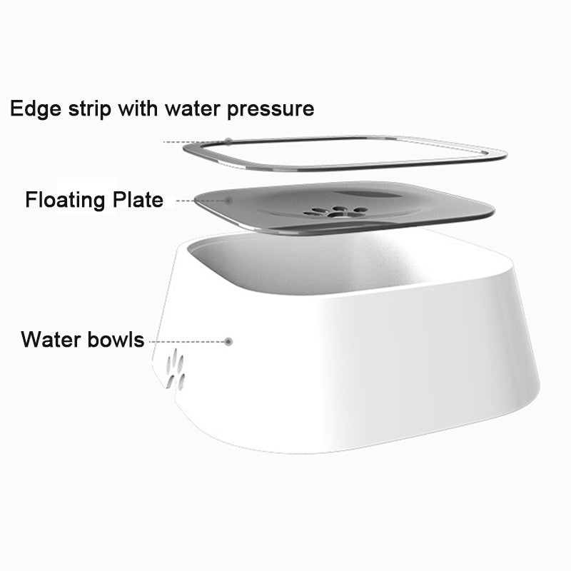 Pet Floating Bowl no Water Splashing