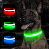 LED Glowing Dog Collars Rechargeable