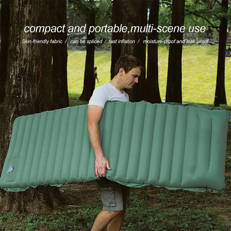 Self-Inflating Air Mattress Bed