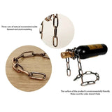 Iron Chain Floating Wine Holder