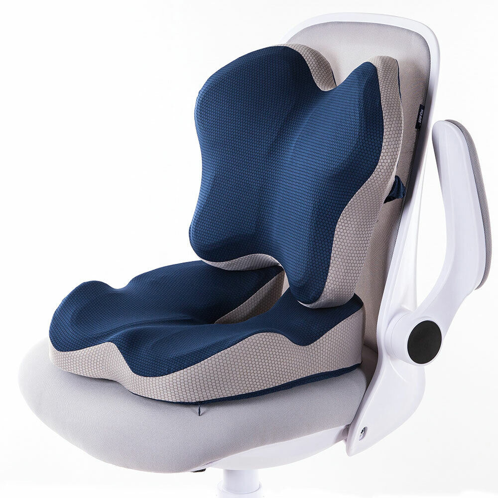 Memory Foam Seat Cushion with Back Support