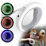 Dog Leash Ring Led with inbuilt poop bags